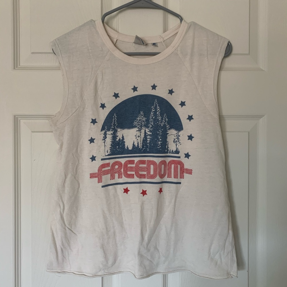 Distressed Graphic Tank